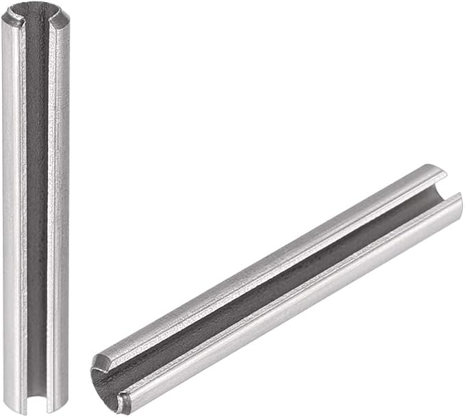 uxcell Slotted Spring Pin - M2.5 x 18mm 304 Stainless Steel Split Spring Roll Dowel Pins Plain Finish 20Pcs