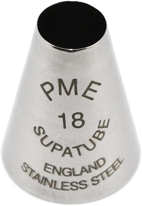 PME Decorating Tip # 18 Seamless Stainless Steel Pressure Piping Supatube, no. 18