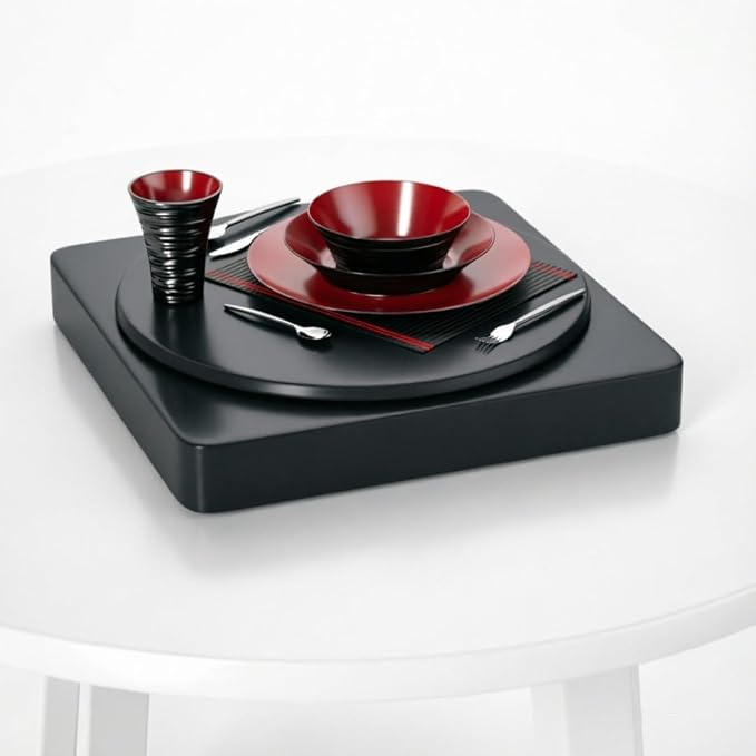 6.69Inch Motorized Rotating Display Stand, 360° Electric Turntable for Photography with Type-C Power Cable, Adjustable Speed Spinning Platform for Product Display, 3D Scanning, Jewelry & Cake