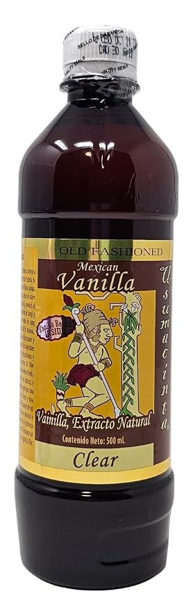 Usumacinta Pure Mexican Vanilla, 16.8 Ounces, Clear
