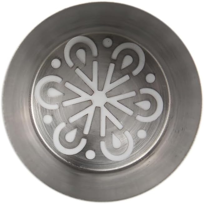 1 Piece Stainless Steel Extra Large 6 Petals Flower Icing Tip,Pastry Frosting Russian Piping Nozzle for Marshmallow Bouquet, Cake Decorating Dessert Piping Tip,Bakery Candy Craft Tools