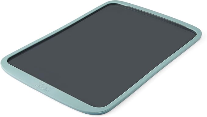 Chicago Metallic Silicone Baking Sheet, 10 x 15 Inch Jelly Roll Pan with Wire-Reinforced Rim, Nonstick Flexible Cookie Sheet for Baking Cookies, Veggies, and Appetizers, Oven Safe to 428 Degrees F