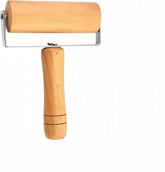 Pizza Rolling Pin, Small Rolling Pin, Non-Stick Wooden Dough Roller for Pizza Cookie Dumpling Ideal Baking Tools