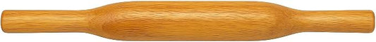 Handcrafted Wooden Rolling Pin,Belan,Belna,Traditional Belan for Roti, Chapati, Dough, Pastry – Handcrafted Hardwood Dough Roller with Easy Grip Handles – Smooth Finish (Thin Belan)