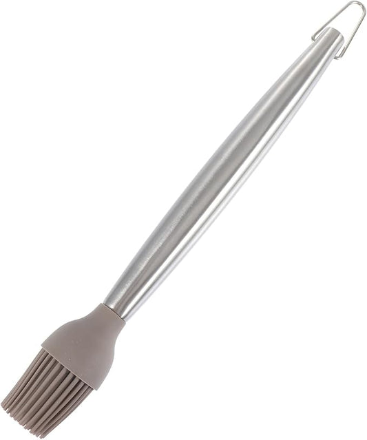 Stainless Steel Handle Silicone Basting Brush Heat Resistant Bbq Tool for Grilling Baking and Cooking Easy to Clean Non-melting for Marinades and Sauces