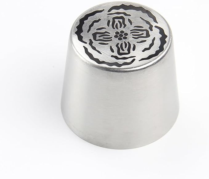 Extra Large Russian Piping Tips - Stainless Steel Flower Nozzles Set for Cake Decorating, Rose & Floral Icing Tips for Cupcakes, Cookies Professional Baking Tools (XXL, Style 67)