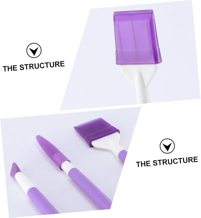 COLLBATH 1set Cake Engraving Tool Fondant Modeling Needles for Cake Decoration and Reusable Sugar Paste Carving Kit for Bakers and Professionals