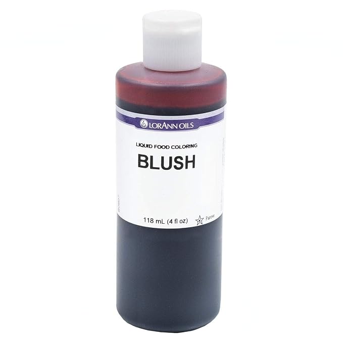 LorAnn Blush Liquid Food Color, 4 ounce squeeze bottle