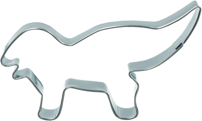 Dinosaur Cookie Cutters Set,5 PCS Set Dinosaur Shaped Stainless Steel Molds for Cookies,Biscuit,Vegetable,Fruit,Baking Pastries Doughs