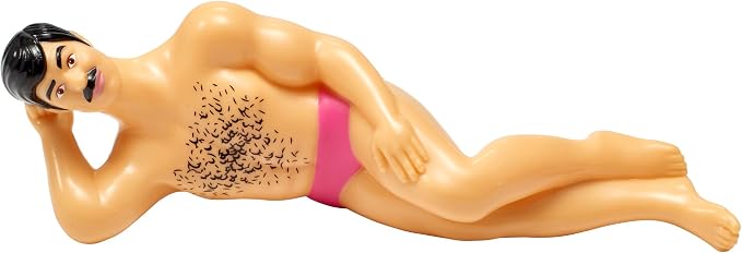 DecoSet® Hunky Man Cake Decoration Kit, 1 Piece Cake Topper For Bachelorette Party, Reusable Celebration Display