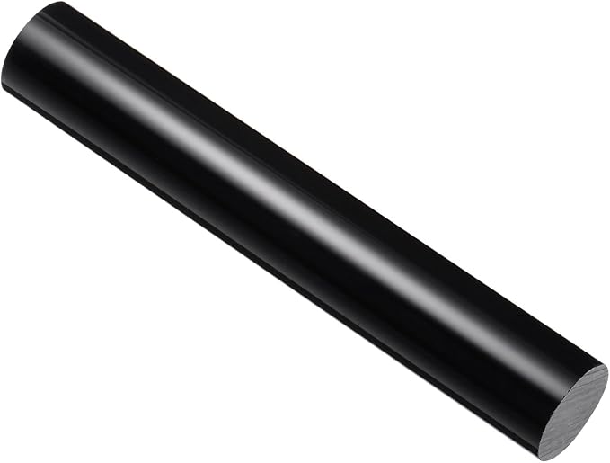 Acrylic Clay Roller, 6 Inch Length 1 Inch Dia., Acrylic Non-Stick Rolling Pin Roller Black - (Applications: for Shaping Sculpting)