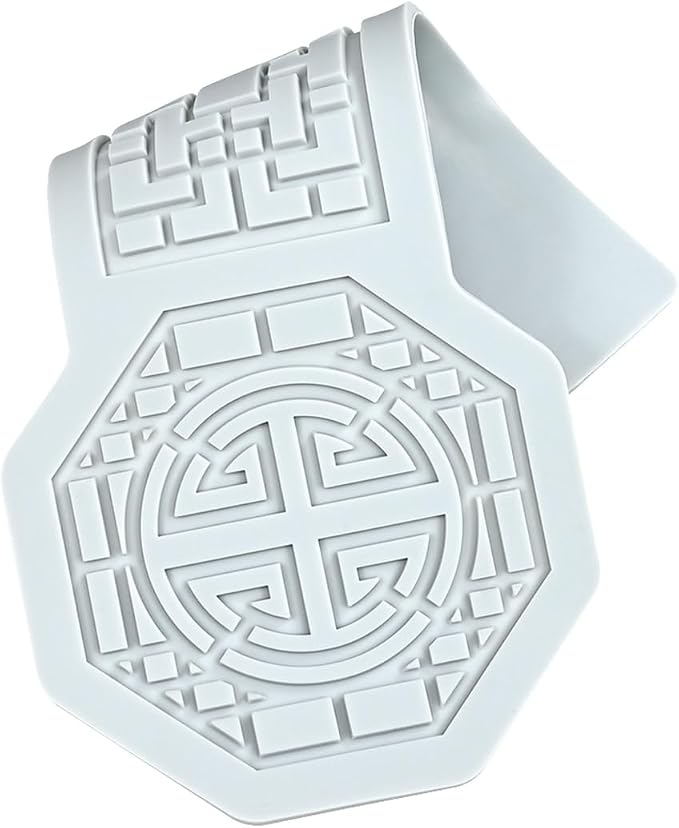 mostsom Pane Shape Chinese Style Pattern Lace Mold Silicone Mold DIY Sugarcraft Cake Decorating Tool Chocolate Fondant Lace Mat (B_ Pane)