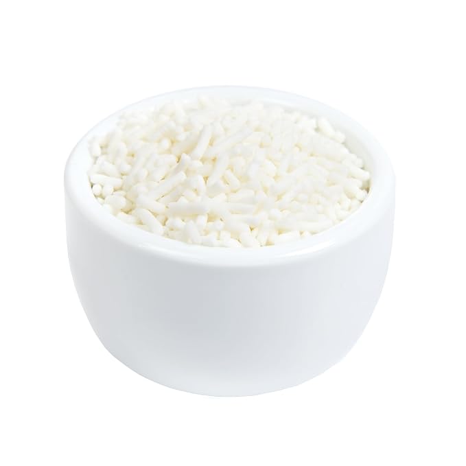 O’Creme White Sprinkles – 5 Pounds for Cake Decorating – Kosher Pastel Sprinkles for Cupcakes, Cookies, Cakes, Ice Cream