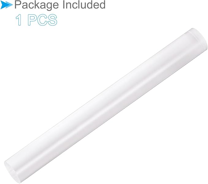 Acrylic Clay Roller, 9 Inch Length 1 Inch Dia., Acrylic Non-Stick Rolling Pin Roller Transparent - (Applications: for Shaping Sculpting)