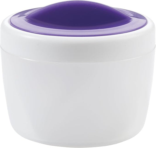 Fondant Dusting Pouch & Powder Container, Non-Stick Powder Puff Cup for Cornstarch, Icing Sugar, Flour | Essential Baking & Cake Decorating Tool for Fondant Work, Gum Paste & Cookies