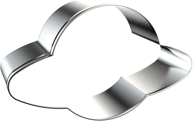 Planet/Saturn Cookie Cutter Set - 5 inch, 4 inch, 3 inch, 2 inch - 4 Piece Universe Outer Space Cookie Cutters Shapes Molds - Stainless Steel