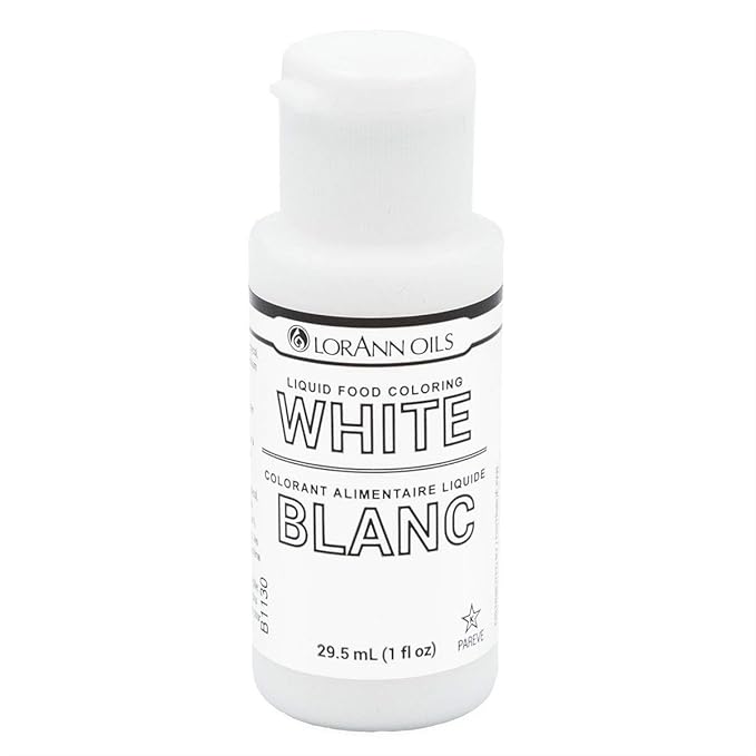 LorAnn White Liquid Food Color, 1 ounce squeeze bottle