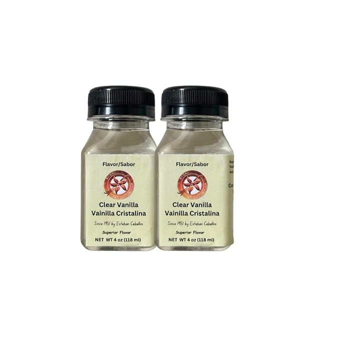 Royal Artisan Vanilla – Clear Vanilla Extract for Baking 4 oz / 118 ml, Pure Vanilla Essence, Vainilla Cristalina – Premium Flavoring for Cakes, Coffee, Ice Cream, Beverages