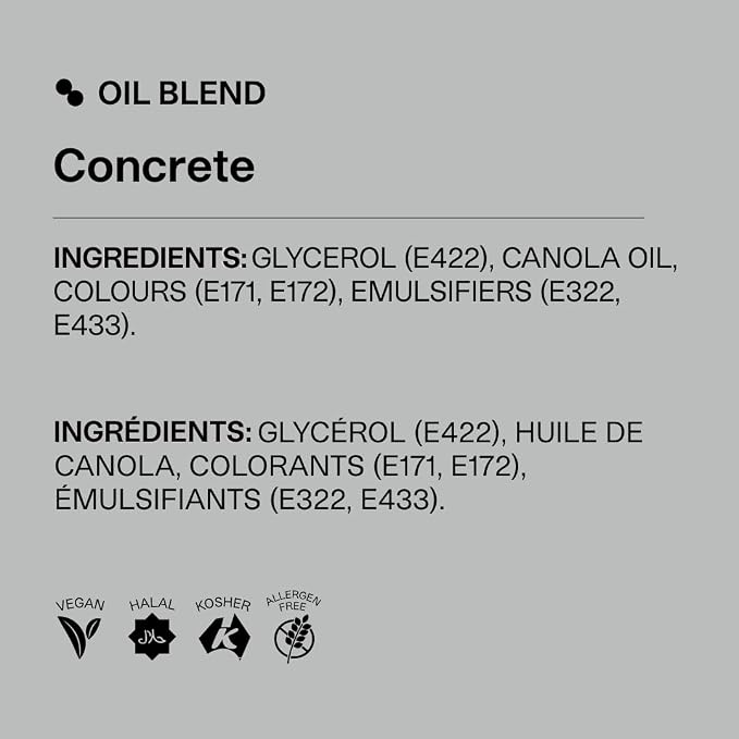 Colour Mill Oil Blend Food Coloring, 20 Milliliters Concrete