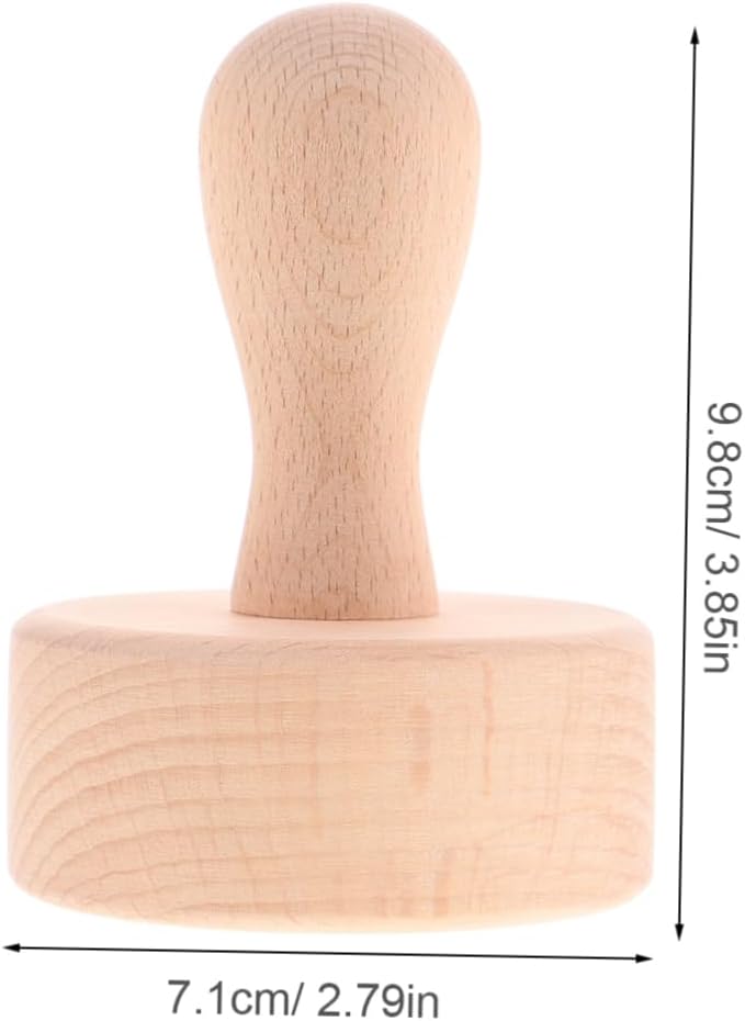 Wooden Tart Tamper with Handle Versatile Baking Tool for Tarts and Pastries Mashing Stick for Diy Desserts Easy to Clean and Use Kitchen
