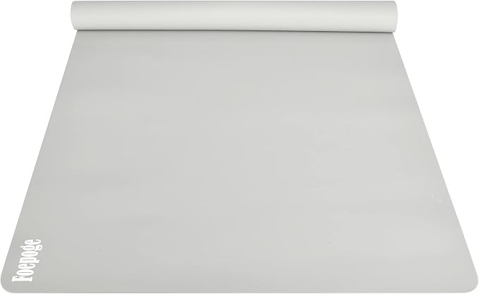 31.5" x 23.6" Extra Large Silicone Mat for Resin Casting, Crafts and Epoxy, Nonstick Silicone Sheet for Jewelry Casting Molds, Countertop Protector Mat Heat Resistant Placemats by Foepoge, Gray
