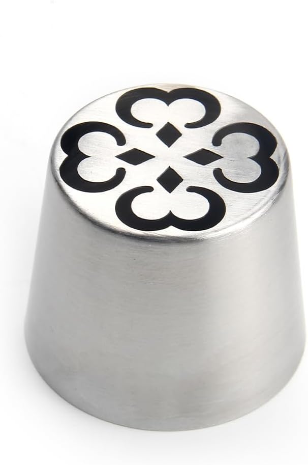 Extra Large Russian Piping Tips - Stainless Steel Flower Nozzles Set for Cake Decorating, Rose & Floral Icing Tips for Cupcakes, Cookies Professional Baking Tools (XXL, Style 52)