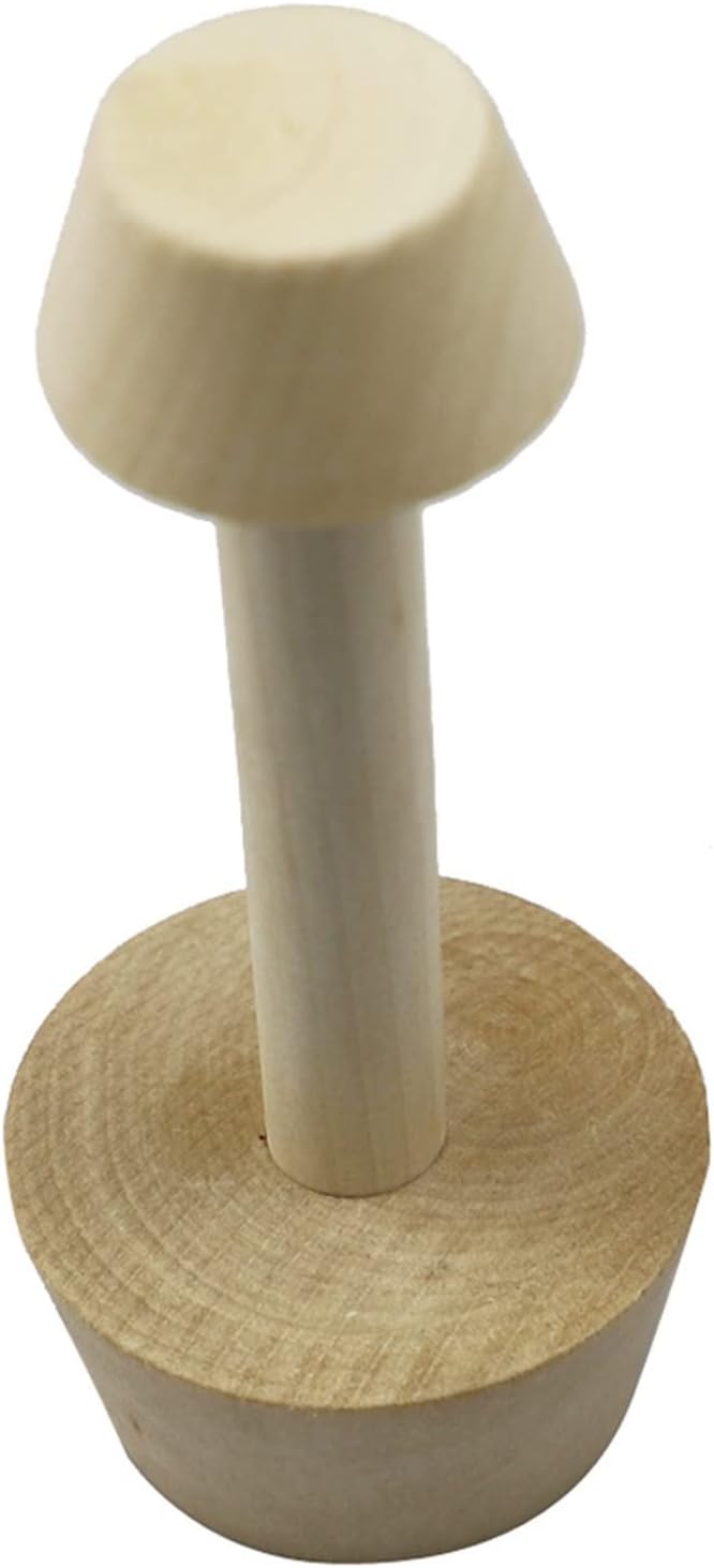 Tart Tamper Pastry Tamper Double Side Wooden Egg Tart Tamper Mold DIY Cake Pastry Pusher for Kitchen Party Baking Tools, Tart and Quiche Pans Accessories