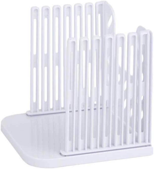 ORIONE Adjustable Toast Slicer/Cutting Guide for Homemade Bread, Plastic Bread Slicer Loaf for Slicing Bread Foldable Kitchen Baking Tools (White)