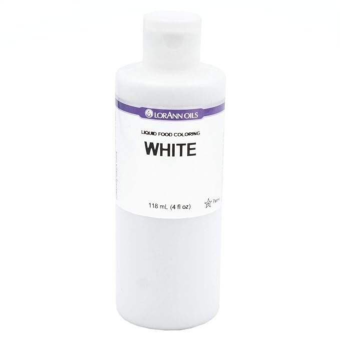 LorAnn White Liquid Food Coloring, 4 ounce bottle