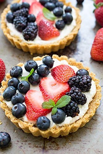 Webake Peanut Butter Cup Molds, Silicone Mini Tart Pan Quiche Mold, Pie Pan 6-Cavity Tartlet Pan for Baking Fern Cakes Pack of 2