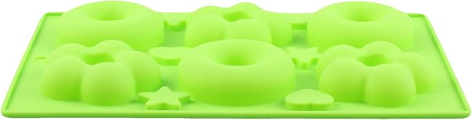 6 Cavity Flower Donut Silicone Chocolate Molds | For Candy Chocolate Cake Decoration