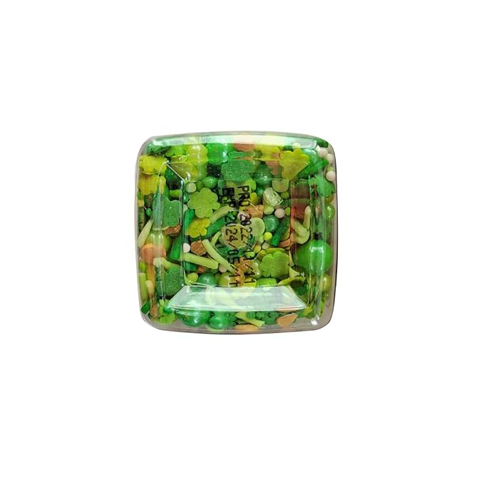 Homankit St Patrick's Day Baking Sprinkles Edible Cookie Decorations Cake Cupcake Topper Decoration 3.35 Ounce