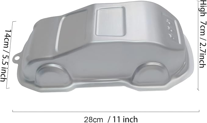 Car Shaped Cake Pan,Car Cake Tin,Car Baking Pan,Aluminum Cake pan, Birthday And Occasion Cakes