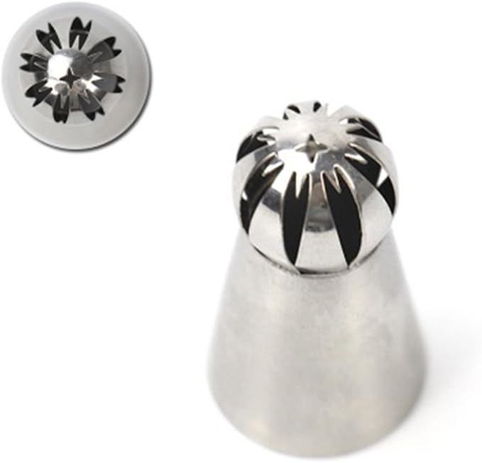 Russian Sphere Nozzle Piping Tip Stainless Steel by Chef Collection (1, 478)