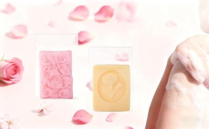 40 Pack 3.5x2.36x1.2 Inch Clear Plastic Soap Boxes for Homemade Soap - Small Dessert Gift Bakery Boxes for Macarons, Cookies & Candies, Wedding & Birthday Party Favors