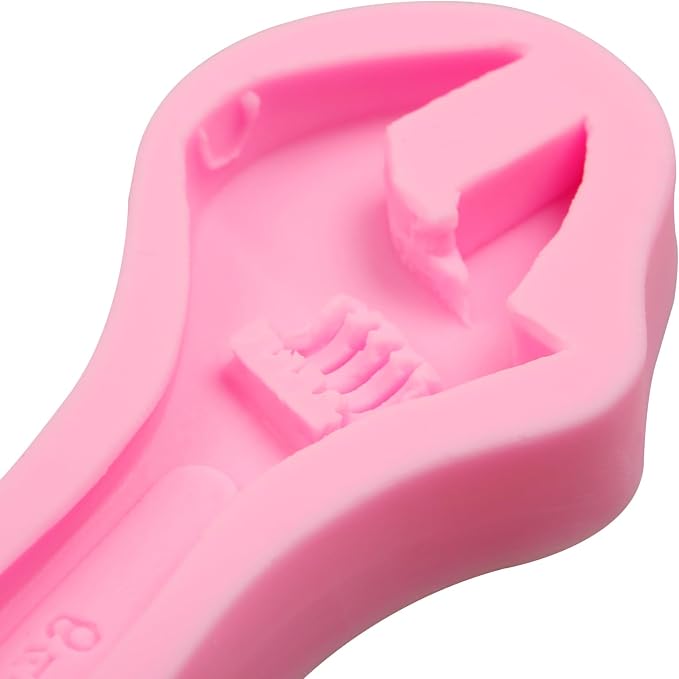 Hand Tools Silicone Molds, Wrench Fondant Molds for Cake Decoration Candy Cupcake Topper Cake Polymer Clay Crafts Epoxy Resin