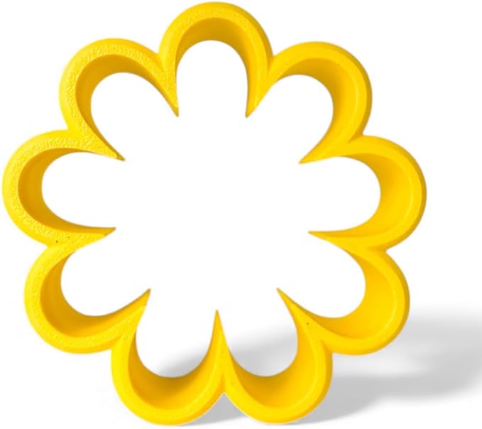 Daisy Cookie Cutter 3 in - H.O. Foose USA Cookie Cutters - Made in USA (3D Printed PLA Plastic)