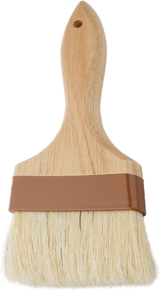 Pastry Brushes for Cooking, Marinade Brush for Oil and Sauce, Cooking Brush with Boar Bristles and Hardwood Handles for Baking, Butter, BBQ (3 Inch)