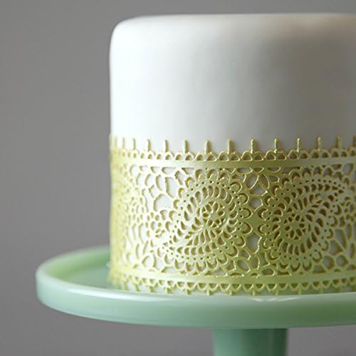 Global Sugar Art Paisley Lace Silicone Lace Mat by Chef Alan Tetreault