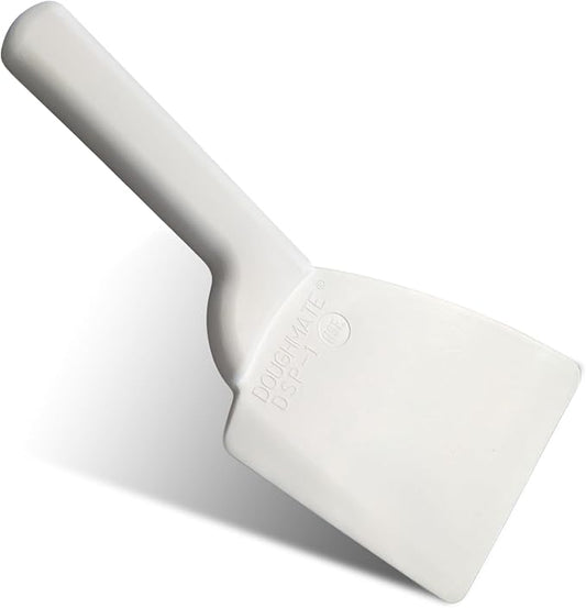 DoughMate® EZ-Lift™ Dough Scraper (2-Pack) – NSF Certified, BPA-Free Plastic Bench Scraper, Non-Scratch Dough Cutter for Pizza, Bread & Sourdough, Ergonomic Handle, Made in USA