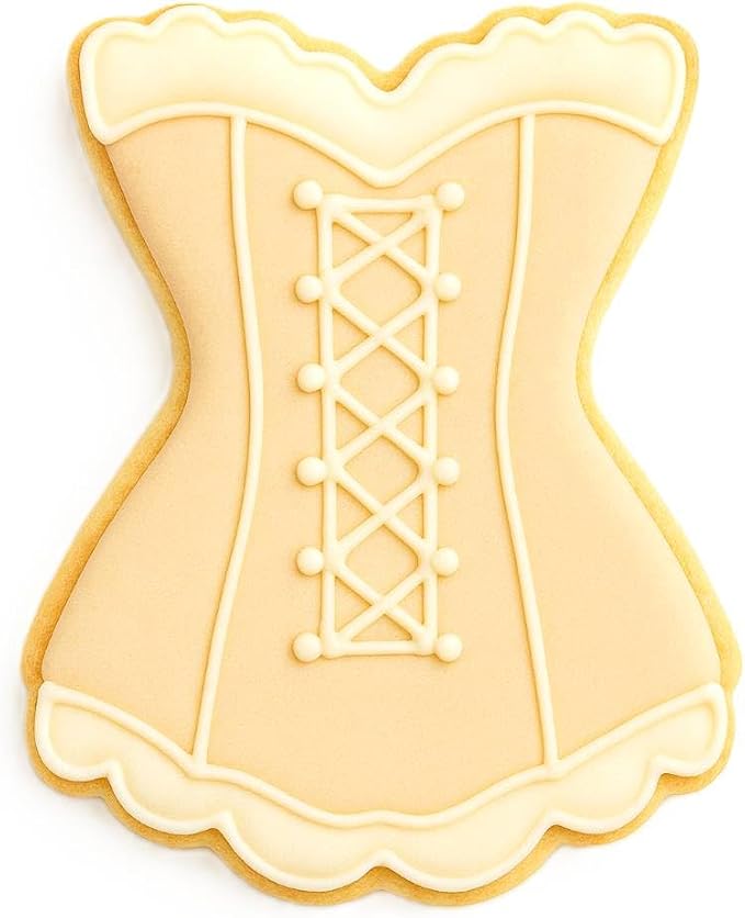 Fluted Corset 3.5 Inch Cookie Cutter from The Cookie Cutter Shop – Tin Plated Steel