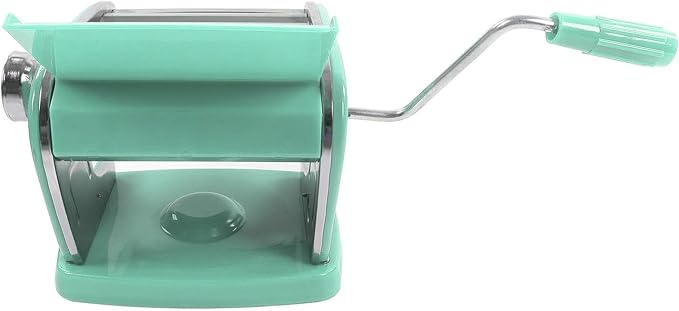 Manual Pasta Maker Machine 6 Adjustable Gears Hand Crank Noodle Press for Lasagna Fettuccine Dumpling Wrapper Dough Sheeter (Suction Cup Type 3 Blade)