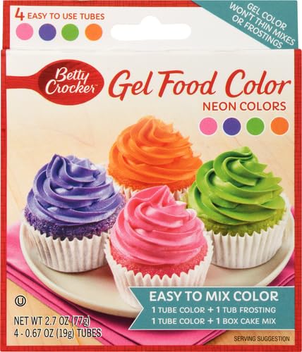 Betty Crocker Food Color Neon Gel, 2.7 oz