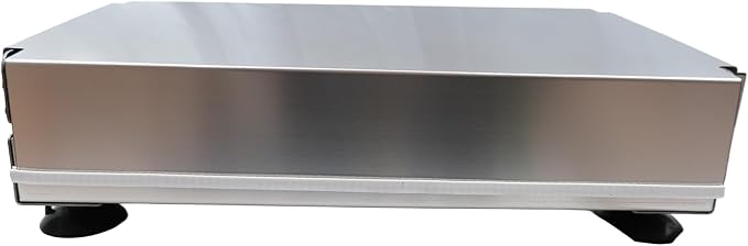 40.9" x 15.5" folding dough sheeter with included sheeter board. Portable manual dough roller machine constructed of stainless steel. Adjustable thickness control.