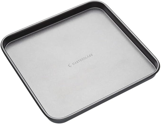 Master Class 26cm/10 Non-Stick Square Baking Tray Sheet Pan | Ideal for Making Swiss Rolls Flapjacks Pastries Grilling or Roasting