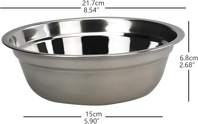 Begale 4-Pack Stainless Steel Mixing Bowls, Metal Prep Bowls