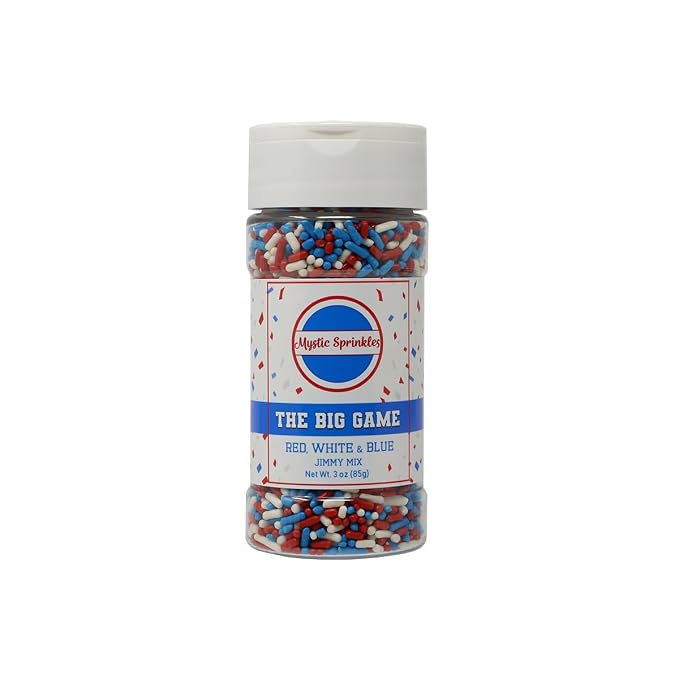 Mystic Sprinkles The Big Game Jimmy Mix 3oz Bottle (Red, White & Blue)