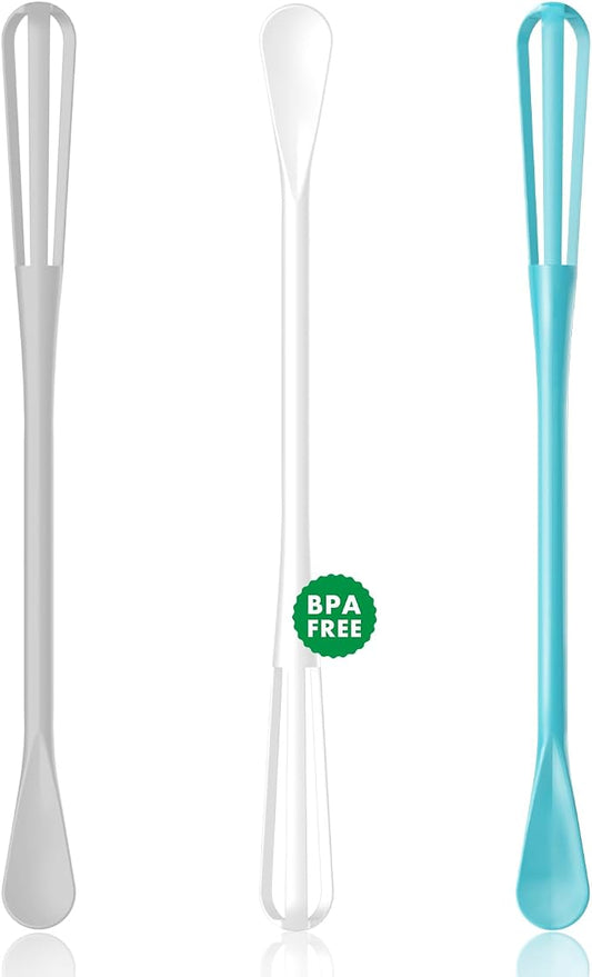 OYV Scandinavian Modern Colors Mini Whisk Set, 8.5 in Mini Whisks for Cooking, 3 Pieces Small Wisk For Whisking, Beating, Blending Ingredients, Mixing Sauces, BPA Free Tiny Whisk