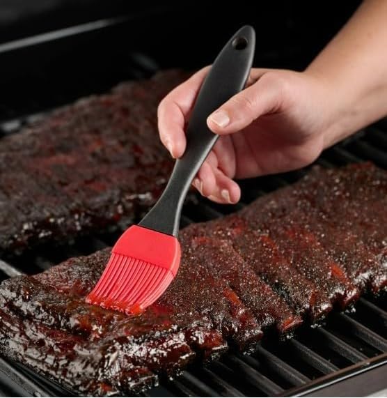 Food-Grade Silicone Expert Grill Basting Brush, Heat Resistant,