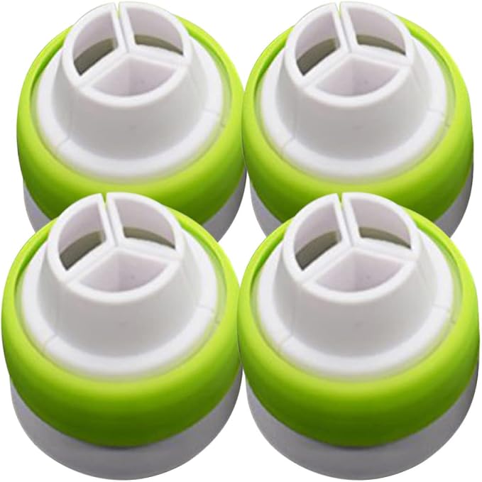 4pcs Large Russian Piping Tip Couplers Converter for Cake Decorating Compatible Piping Bags for Unique Pastries and Frosting
